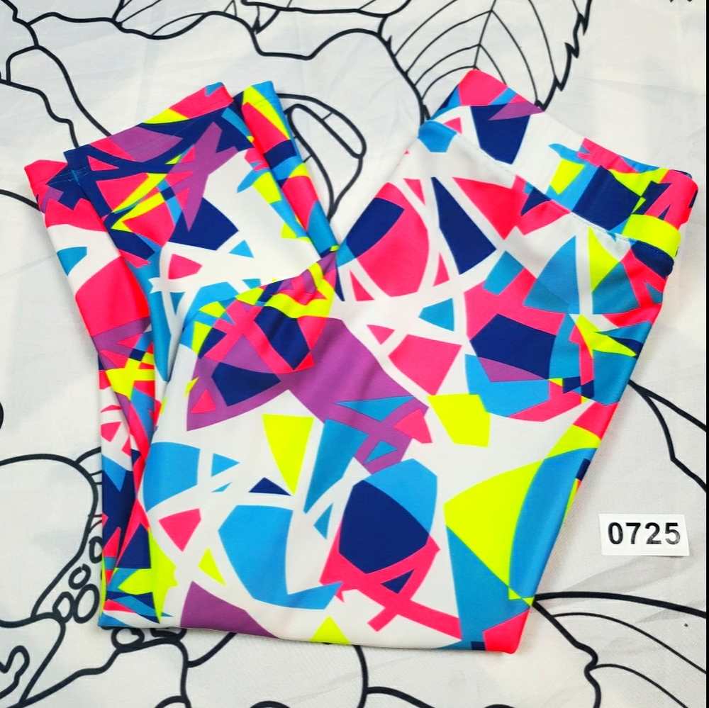 UNDER ARMOUR Cropped Leggings Activewear Colorful